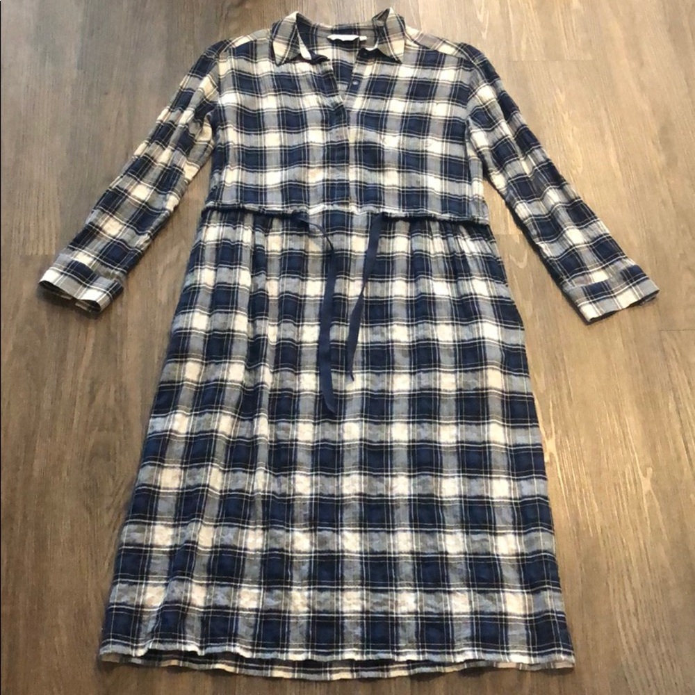 & Other Stories plaid dress